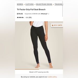 Ariat Women's Black Skinny Pants